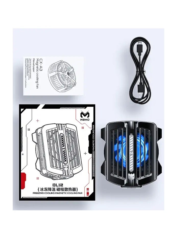 MEMO CX12 Magnetic Mobile Cooler Mobile Phone Radiator Phone Cooling Fan