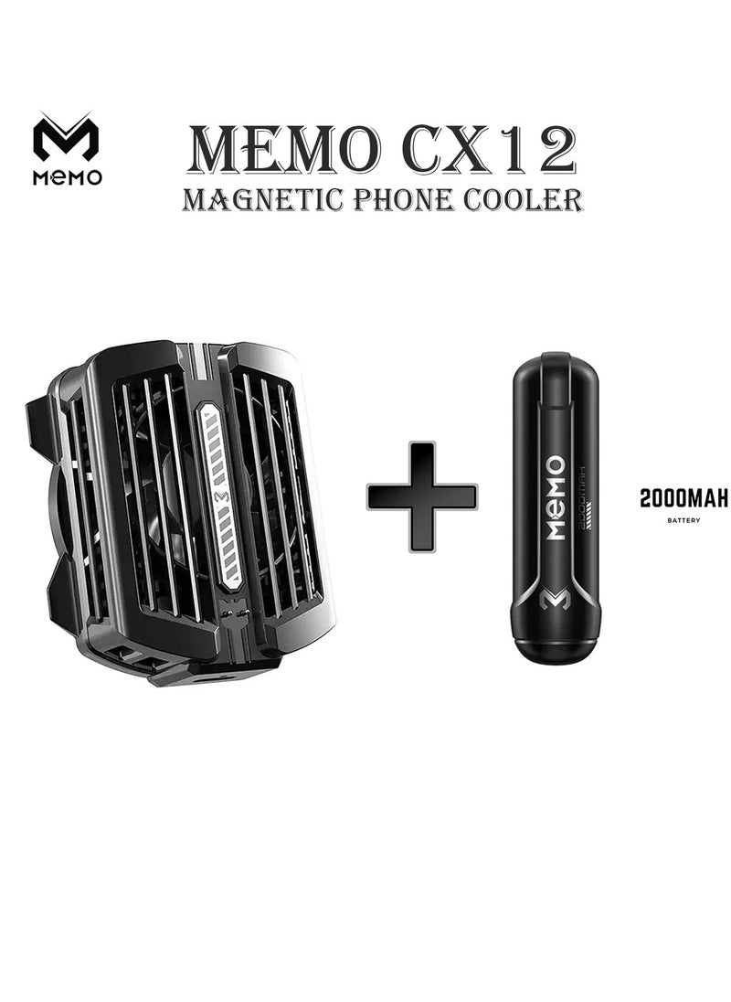 MEMO CX12 Magnetic Mobile Cooler Mobile Phone Radiator Phone Cooling Fan