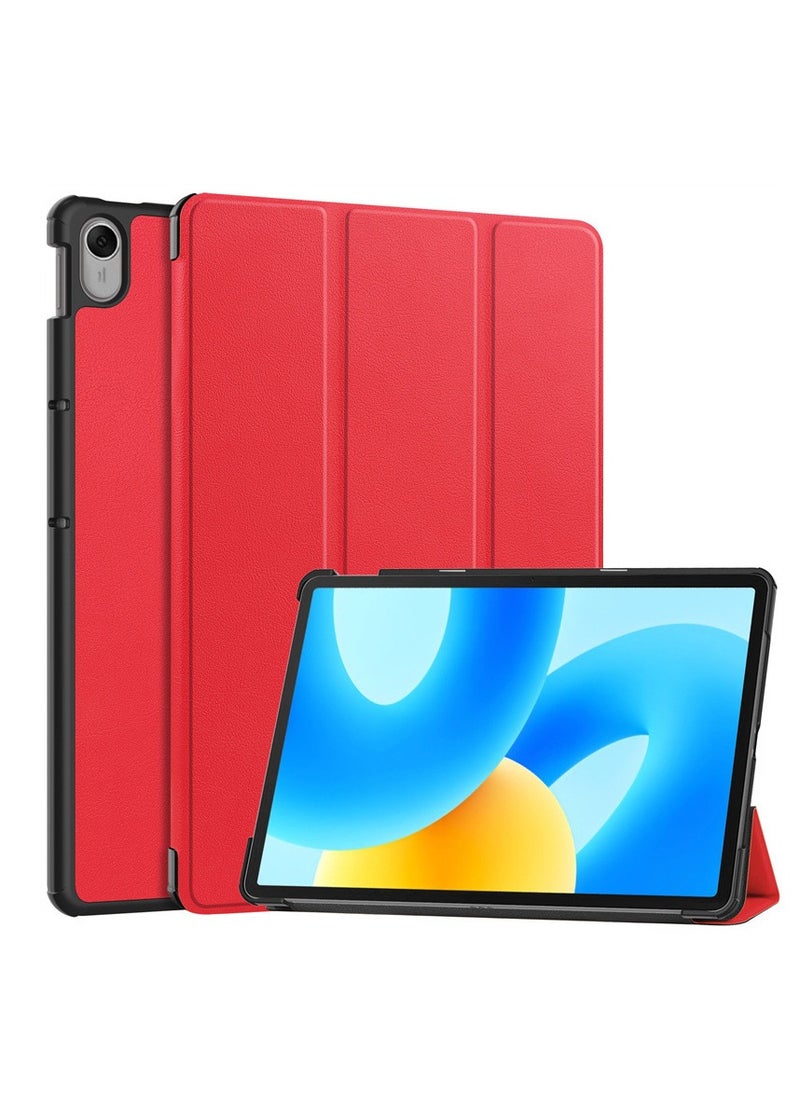 Smart Folio Case Trifold Stand Cover For Huawei Mate11.5S、11.5 Pad Red