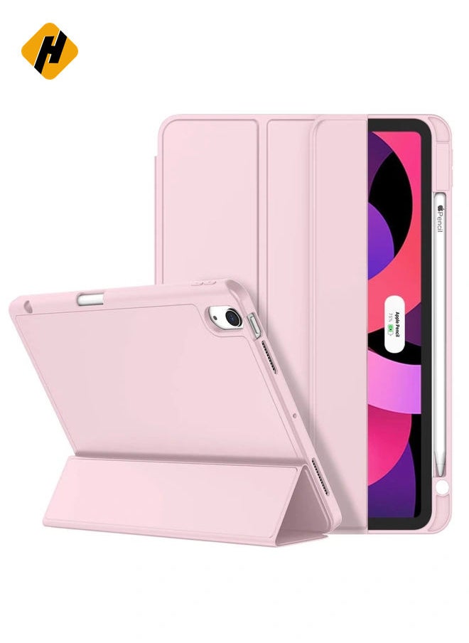 iPad Air 11-Inch Case (M2, 2024) – Slim Magnetic Trifold Stand, Fits 4th, 5th, & 6th Gen (2024/2022/2020), Supports Pencil Pro & USB-C Pencil, Durable Pink Protection