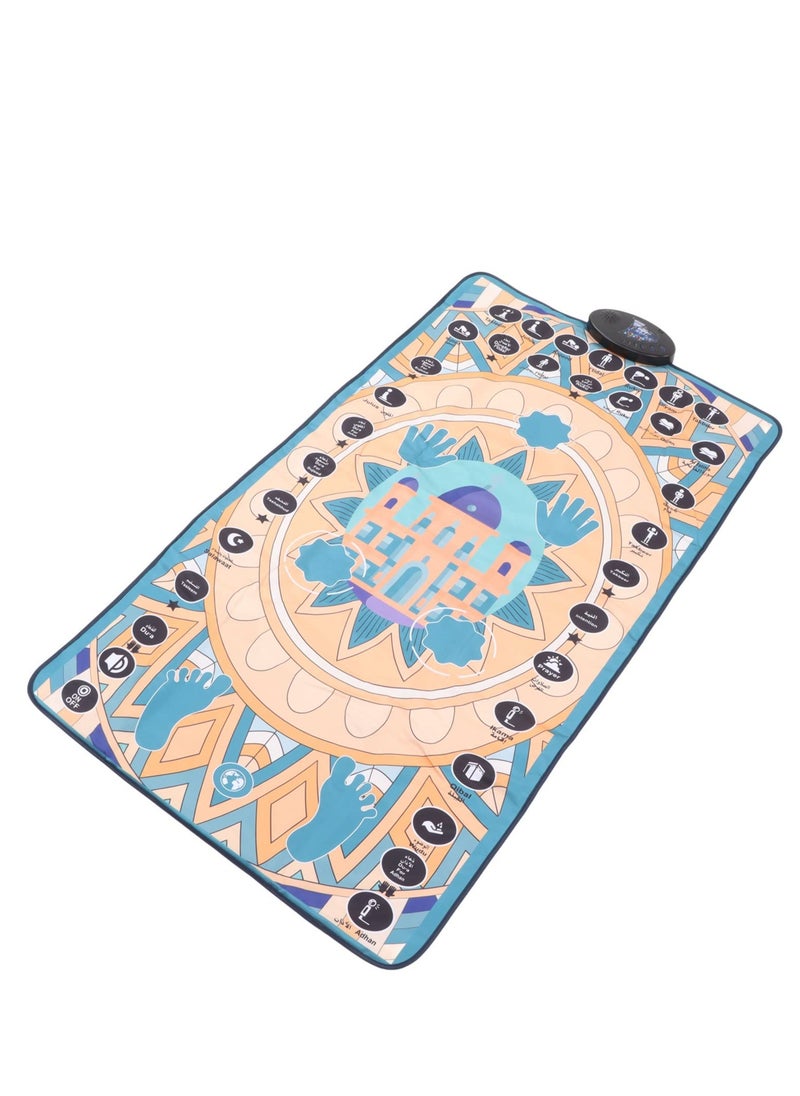 Electronic Praying Rug, Electronic Interactive Prayer Rug Interaction PVC Foldable 7 Languages Touch Sensitive for Pray