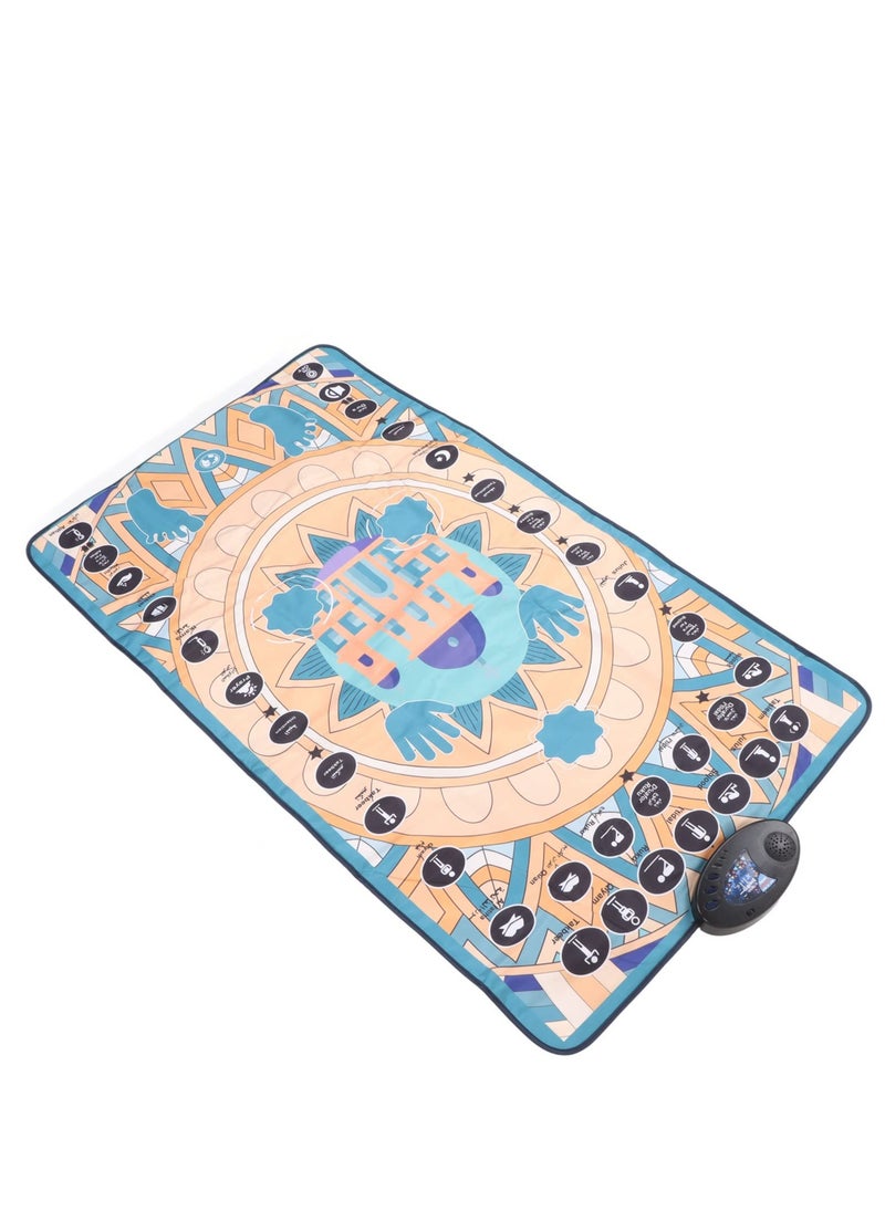 Electronic Praying Rug, Electronic Interactive Prayer Rug Interaction PVC Foldable 7 Languages Touch Sensitive for Pray