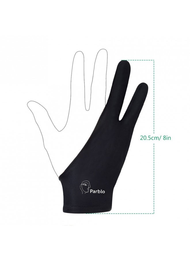 Parblo PR-01 Two-Finger Glove for Graphics Drawing Tablet Light Box Tracing Light Pad