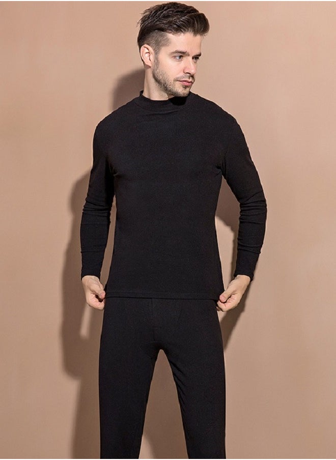 Men's Cotton Thermal Underwear Set Shirt Pants Long Johns