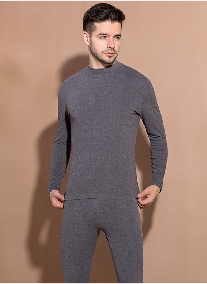 Men's Cotton Thermal Underwear Set Shirt Pants Long Johns