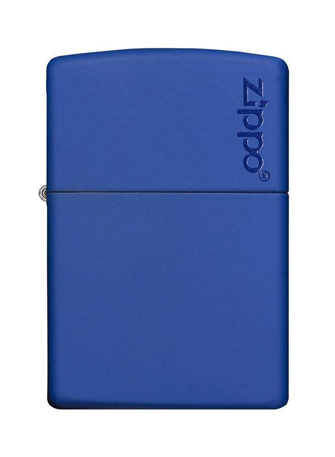 Windproof Gas Lighter Royal Blue Matte