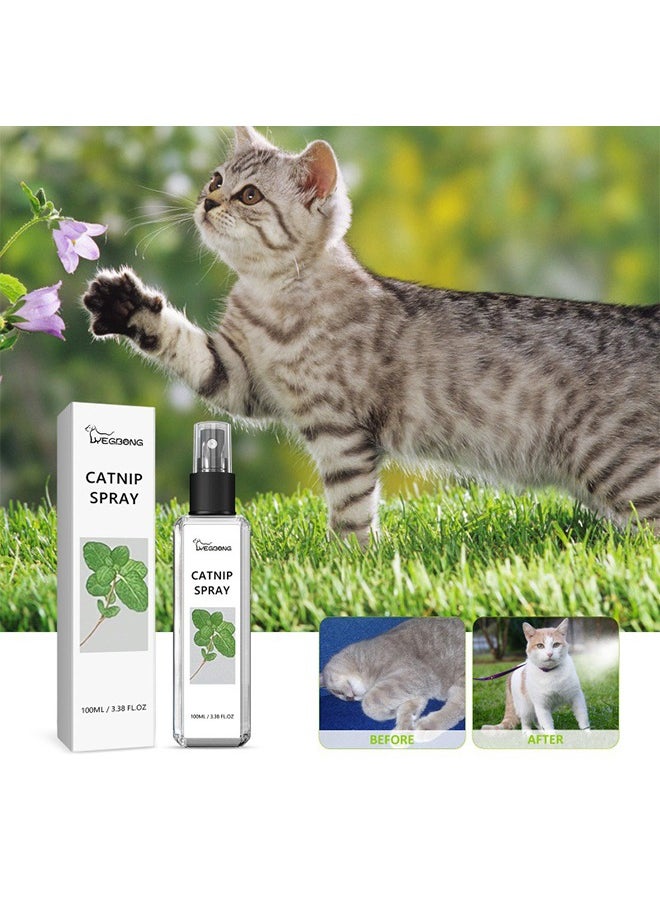 Catnip spray -suitable for cats and kittens to relieve cat anxiety and enhance pet vitality