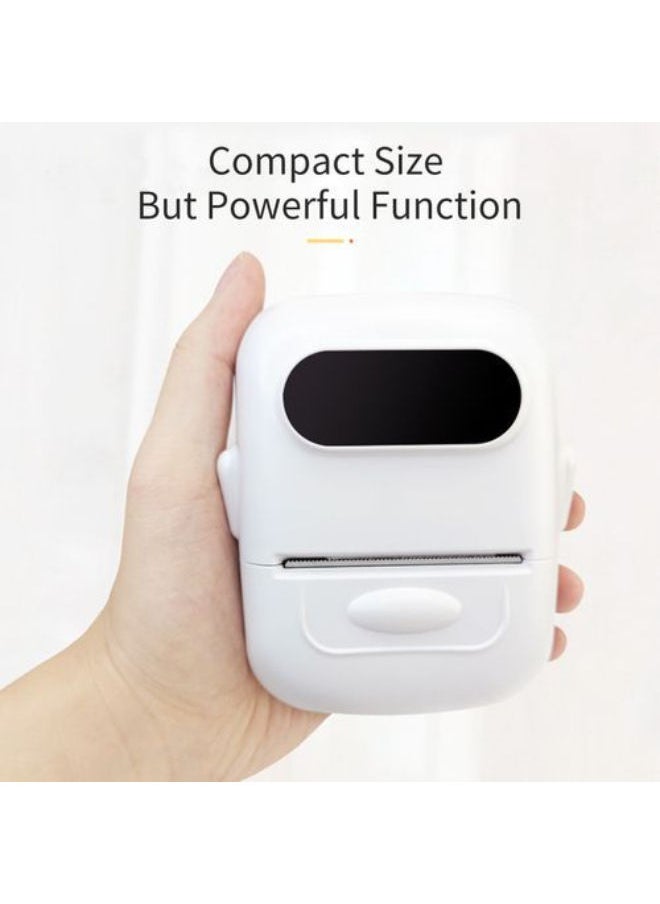 Multi Functional Label Printer Thermal Smart App Editing Bluetooth Connection Barcode Price Tag Food Label Package Label