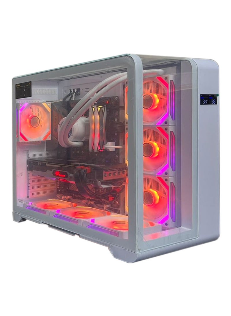 Gaming Pc i7-9700K Generation With RTX 3070, MAG Z390 TOMAHAWK Mother Board, 32 GB RAM DDR4 RGB, 500 SSD, 2TB HDD, Thermaltake TH360 V2 Ultra LCD Display Liquid Cooler, Thermaltake 750W Psu