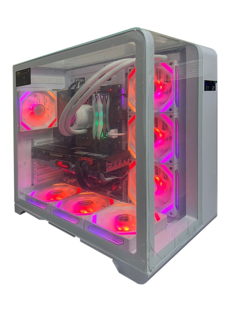 Gaming Pc i7-9700K Generation With RTX 3070, MAG Z390 TOMAHAWK Mother Board, 32 GB RAM DDR4 RGB, 500 SSD, 2TB HDD, Thermaltake TH360 V2 Ultra LCD Display Liquid Cooler, Thermaltake 750W Psu