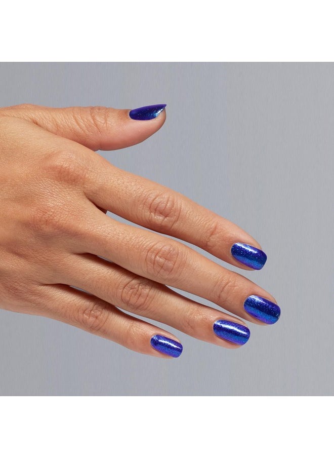 Nail Lacquer Scorpio Seduction | Opaque Dark Blue Shimmer Chip Resistant Nail Polish | Big Zodiac Energy Collection