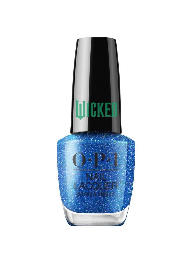 Nail Lacquer, Blue Nail Polish, Up To 7 Days Of Wear, Chip Resistant & Fast Drying, X Wicked Limited Edition Collection, I'M The Wonderfullest, 0.5 Fl Oz