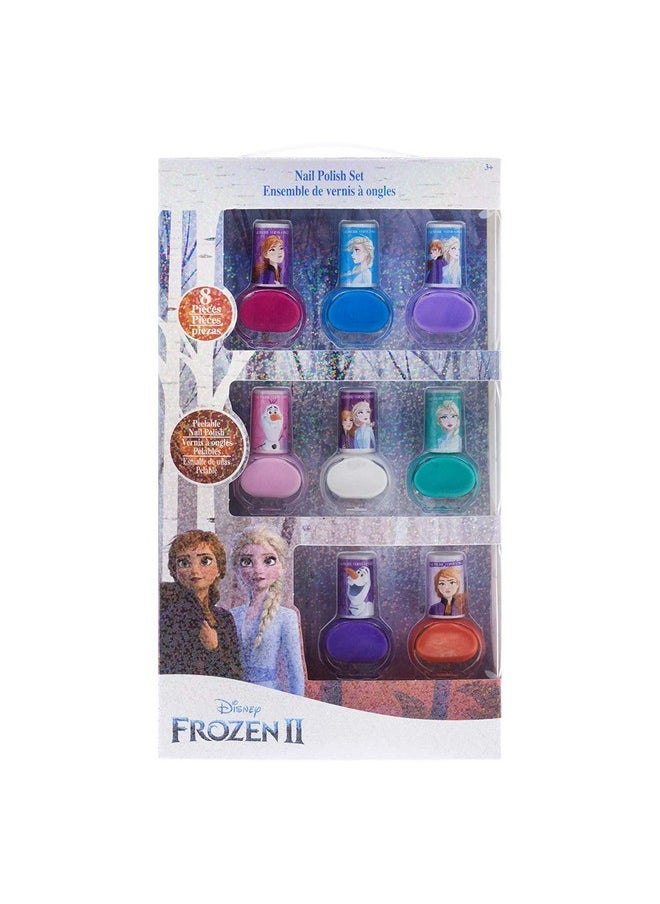 Frozen Townleygirl Disney 2 Nail Polish Set 8 Pack, Multi-Colored, 3