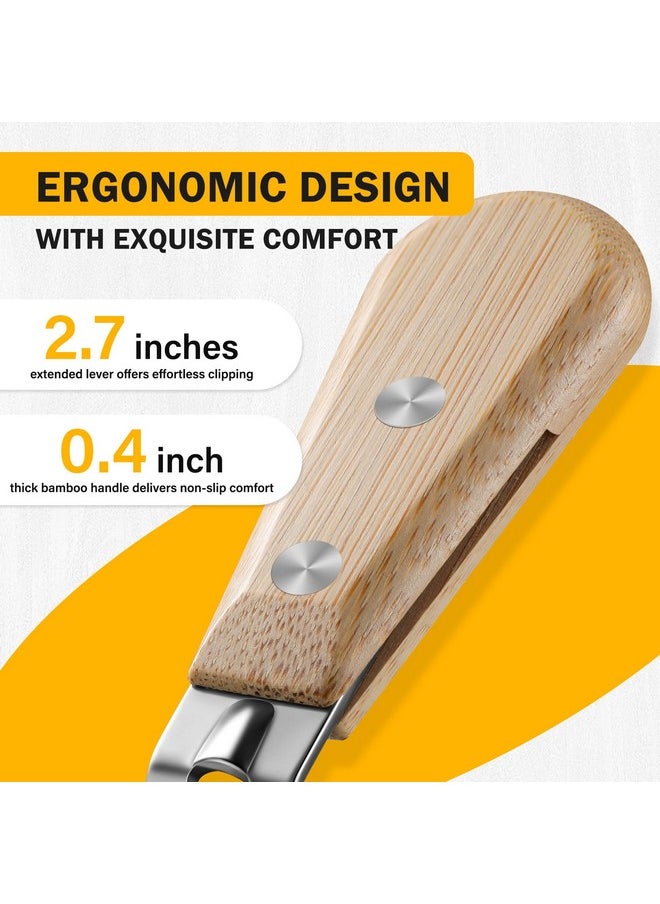 Straight Balde Toenail Clippers, Heavy Duty Toe Nail Clippers For Thick Nails For Seniors, Large Fingernail Clipper For Men And Women - Thick Toenails Cutter Trimmer