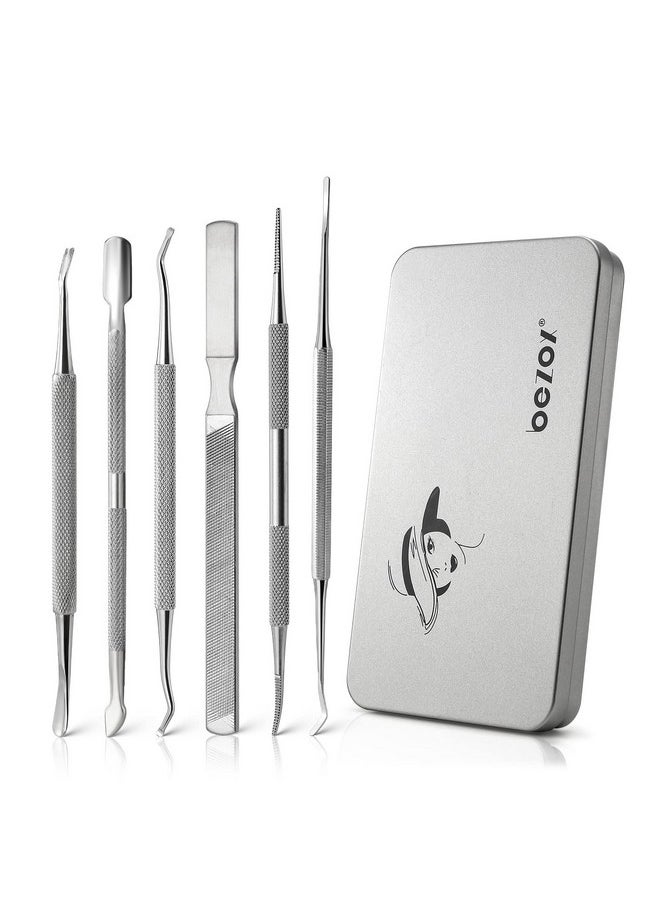 Ingrown Toenail Removal Tool Kit - Toenail File And Toenail Lifter, Stainless Steel Toenail Kit Pedicure Tools - 7Pcs Nail Correction Tool Set