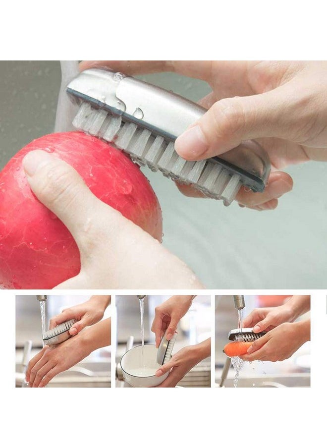 Hand And Nail Brush Cleaner,Stainless Steel Soap, Fingernail Toe Cleaning Scrubbing Brushes & Help Eliminating Smells Absorb Odor (1 Pcs)