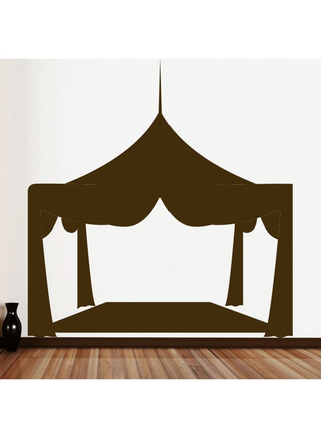 Majlis Tent With Carpet Wall Decal Brown 60x63cm