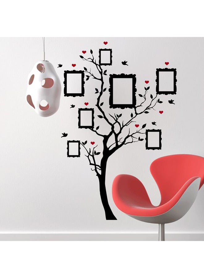 Tree With Frames 3 Wall Decal Black/Red 60x89cm