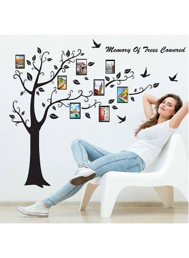 Large Wall Decal Sticker Removable DIY Photo Frame Tree Home Art Decor Black 8.8X12.4cm