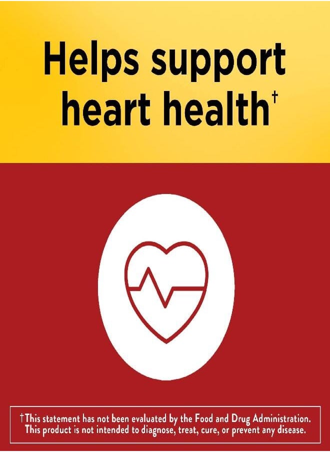 Nature Made CoQ10 200mg, Dietary Supplement for Heart Health Support, 105 Softgels, 105 Day Supply