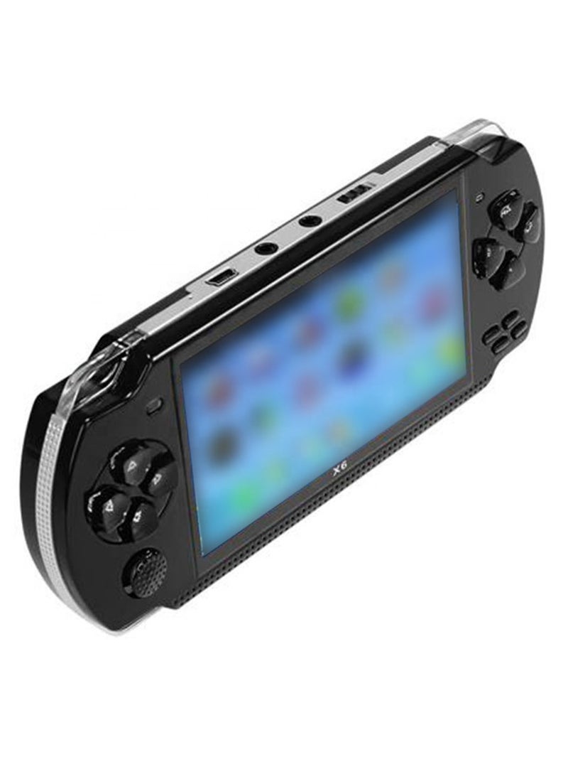 X6 Portable 4.3-Inch Handheld Game Console with 128-bit Video Games, 8GB Storage for Camera, Video, E-book and Gaming Experience (White Color Available)