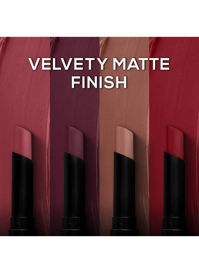 Very Matte - Pack Of 4 Matte Lipsticks | Intense Color Pay Off, Full Coverage Long Lasting Weightless Velvety Formula