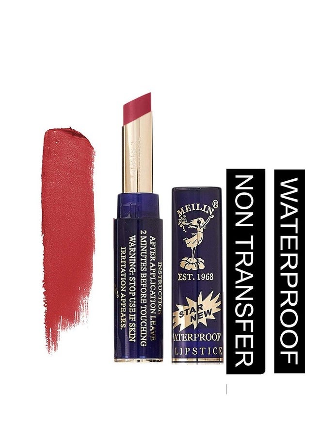 Aya Non Transfer Waterproof Matte Lipstick - Pure Red