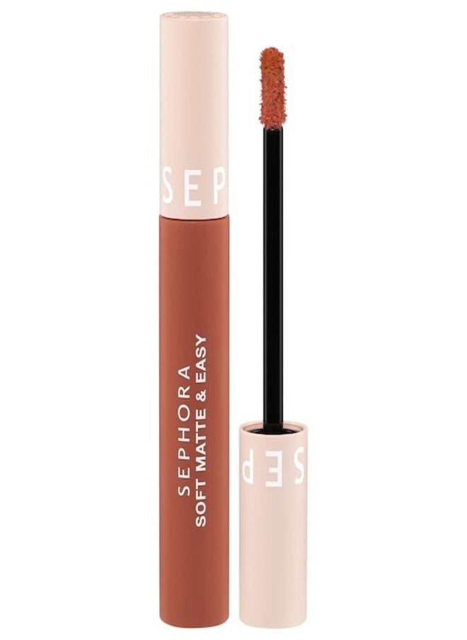 SEPHORA COLLECTION Soft Matte & Easy - Smooth Matte Lip Color 1 Less Is More - muted pink beige (4.5ml)