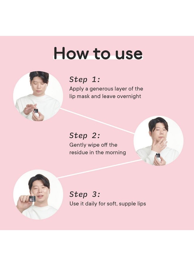 Quench Nourishing Korean Lip Balm With Squalane & Cherry Blossom | Sleeping Mask To Hydrate & Repair Dry, Chapped Lips | Boosts Collagen & Instantly Plumps Lips | Made In Korea (15Ml)