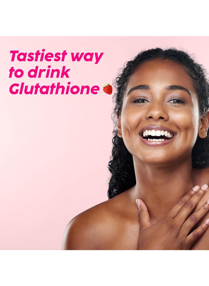 Glutathione Skin Glow 90 Effervescent Tablets 500MG Pack Of 6 Strawberry Flavour