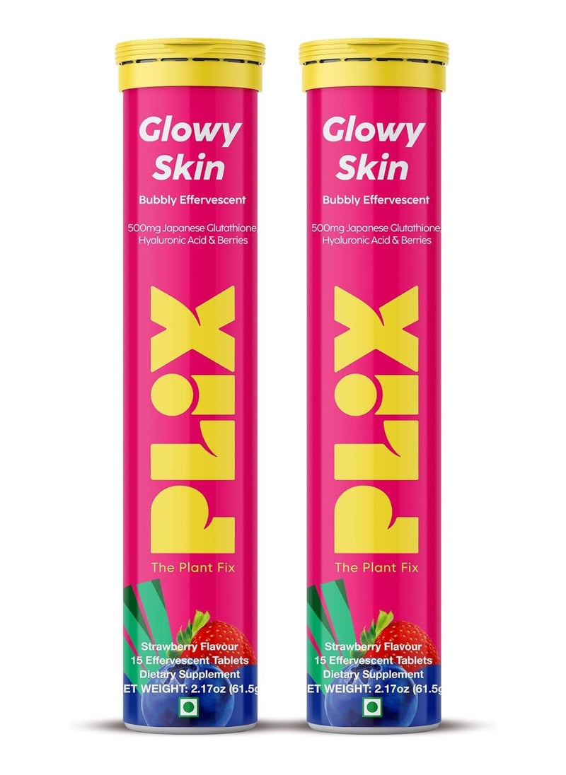 PLIX THE PLANT FIX 500mg Glutathione Skin Glow 30 2PCS