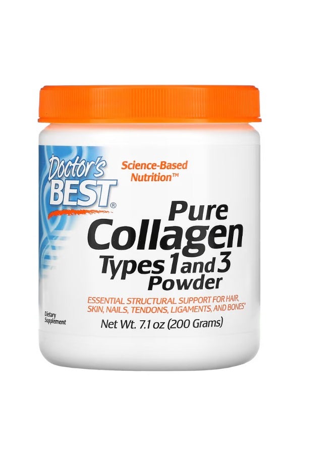 Pure Collagen Types 1 and 3 Powder 7.1 oz 200 g