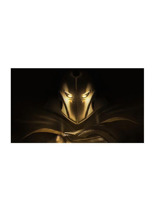 Justice League Dark Dr Fate Themed Canvas Print With Hidden Frame Black/Gold