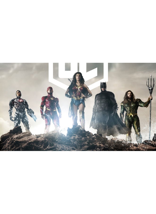 Justice League Synder Cut Framed Canvas Wall Art Painting Multicolour 100x56x3.5cm