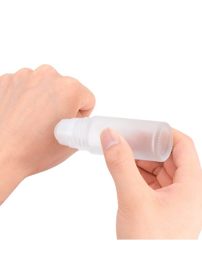 1Oz/30Ml Deodorant Roller Bottles 3 Pcs Empty Frosted Glass Roll On Bottles Diy Travel Refillable Deodorant Container Cosmetic Cream Bottles With Plastic Roller Ball