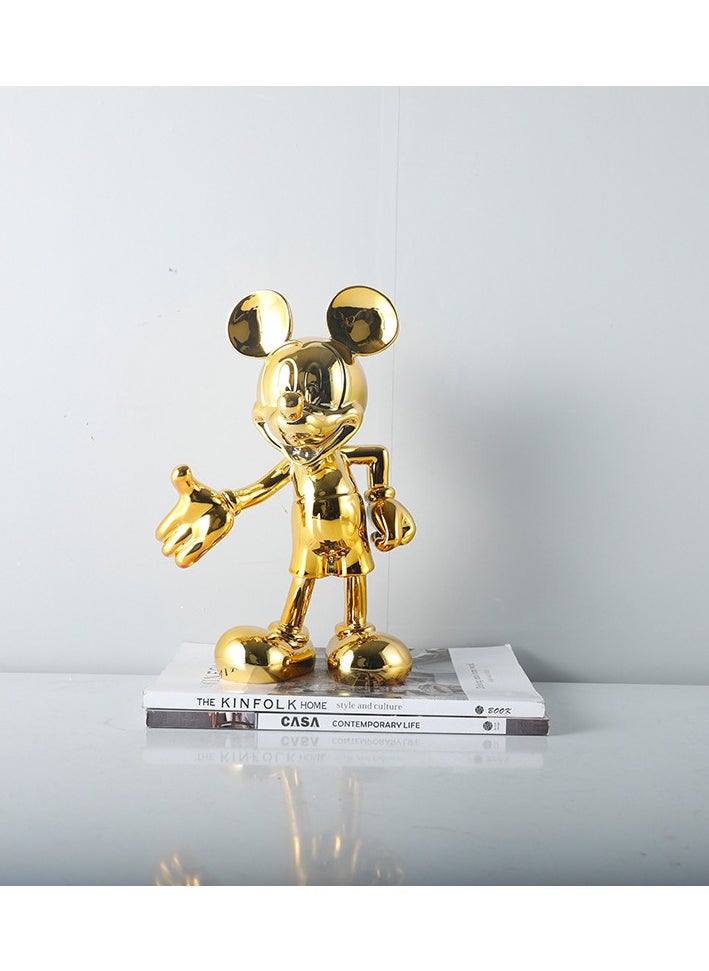 Modern Cartoon Character Figurine Sculpture - Luxury Decorative Ornament for Home and Office