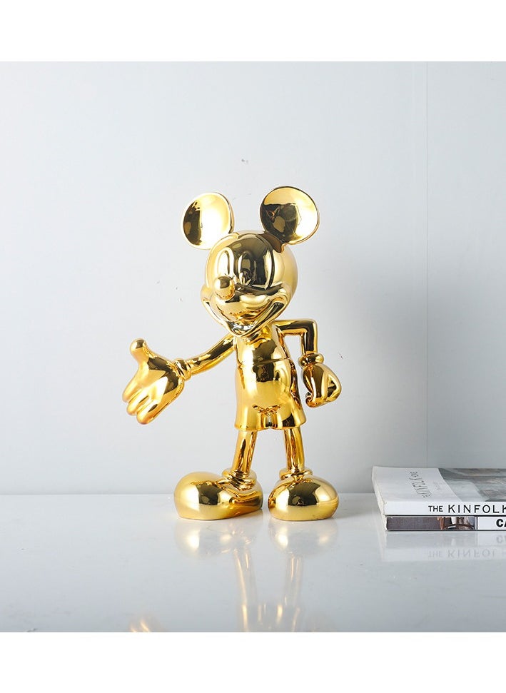 Modern Cartoon Character Figurine Sculpture - Luxury Decorative Ornament for Home and Office