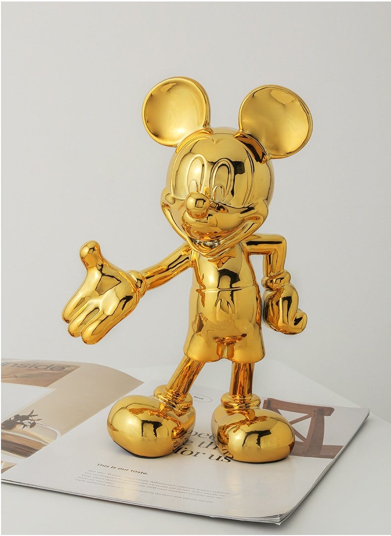 Modern Cartoon Character Figurine Sculpture - Luxury Decorative Ornament for Home and Office