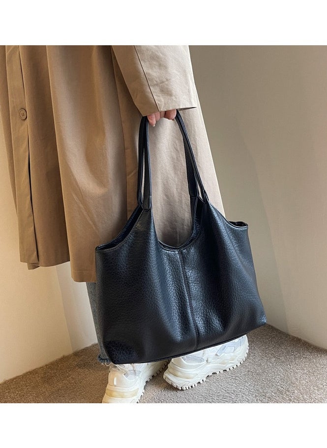 Large capacity women's shoulder bag Multi-purpose Vintage Tote Stylish Commuter shoulder bag High quality durable design for everyday use