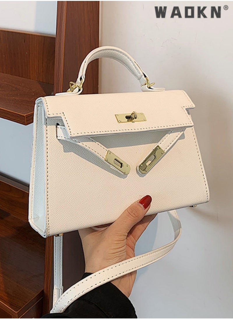 Retro Handle Satchel with Detachable Strap for Women Satchel Handbag Shoulder Handbag,Fashion Elegant Exquisite Multi-pocket Charm High-Quality Fabric Large Capacity Handbag for Mother/Friend Gift