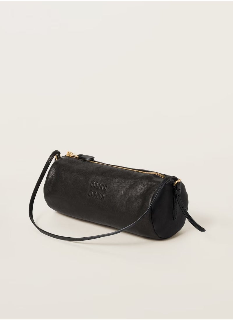 MIU Nappa leather pouch Shoulder Bag