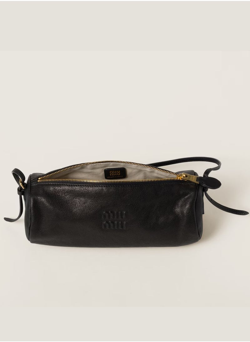 MIU Nappa leather pouch Shoulder Bag