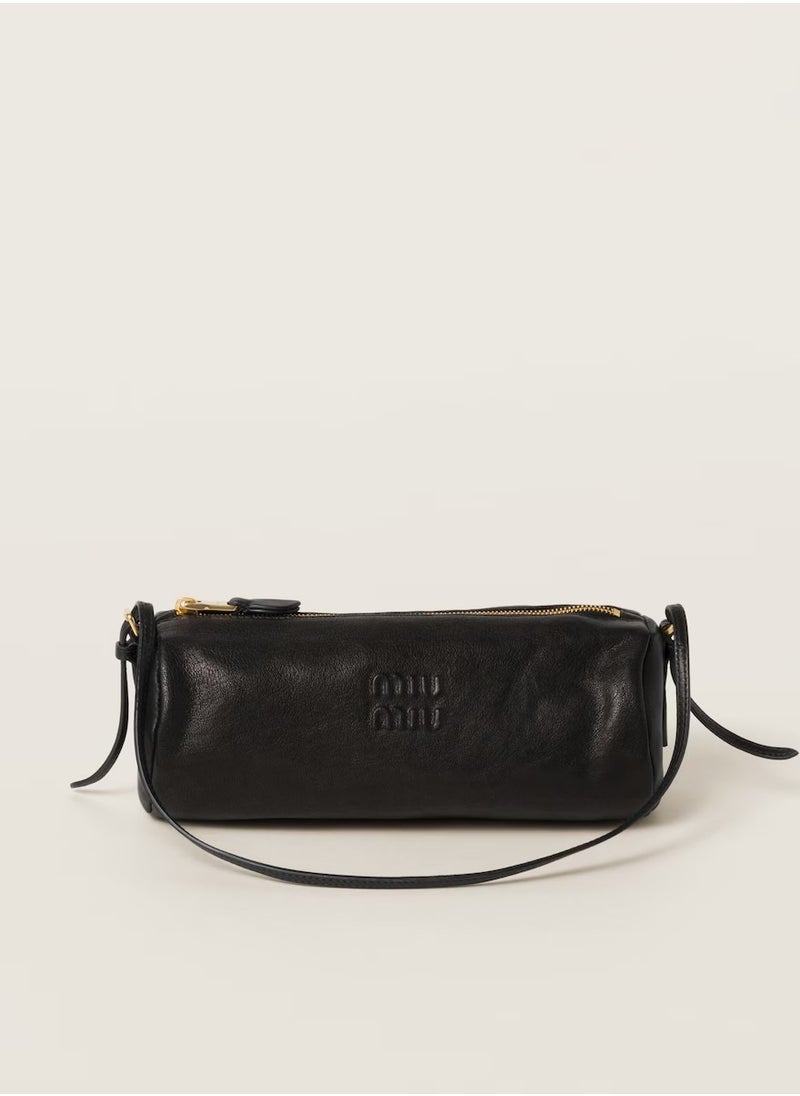 MIU Nappa leather pouch Shoulder Bag