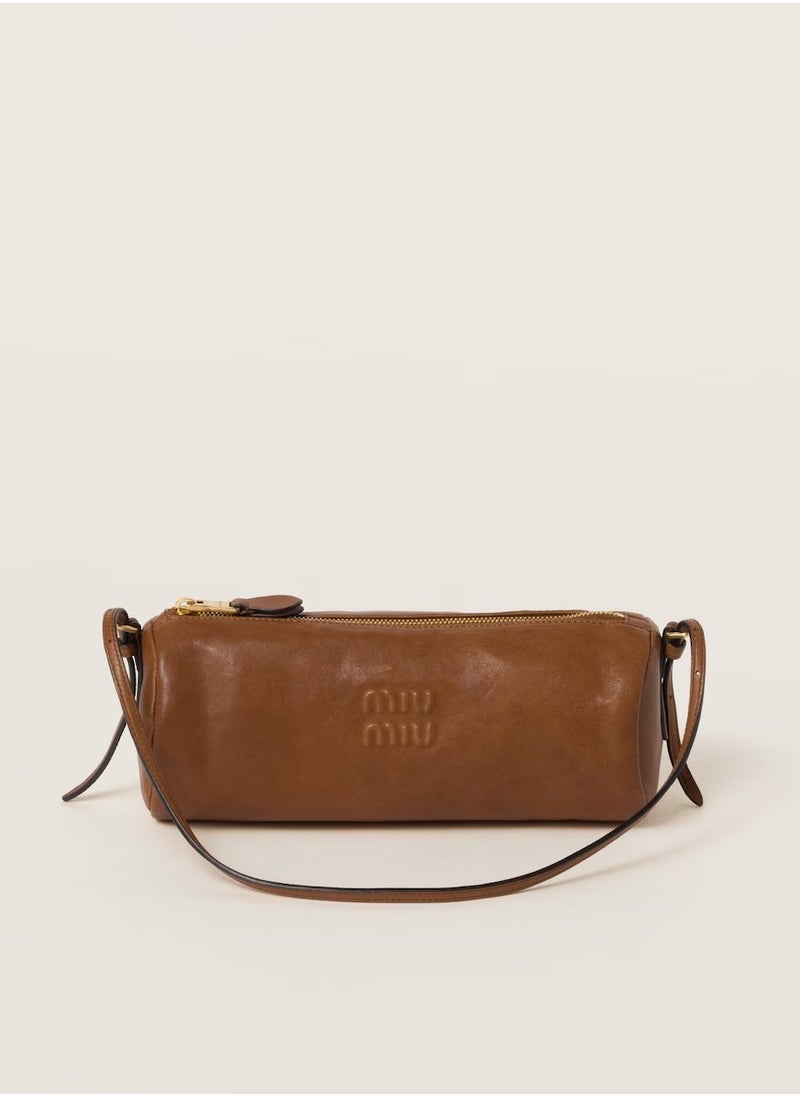 MIU Nappa leather pouch Shoulder Bag