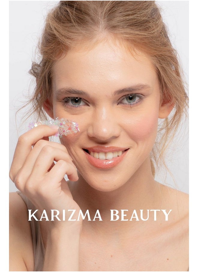 C Glitter Glue, The Original Peel Off Formula. Karizma Beauty. Face Chunky Glitter Glue Adhesive Body Cosmetic Makeup Glitter Primer