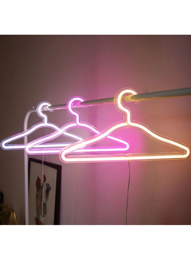 LED Neon Light Sign Clothes Stand USB Powered Hanger Night Lamp for Bedroom Home Wedding 
Clothing Store Art Wall Decor Xmas Gift gold 39.5x21.5cm