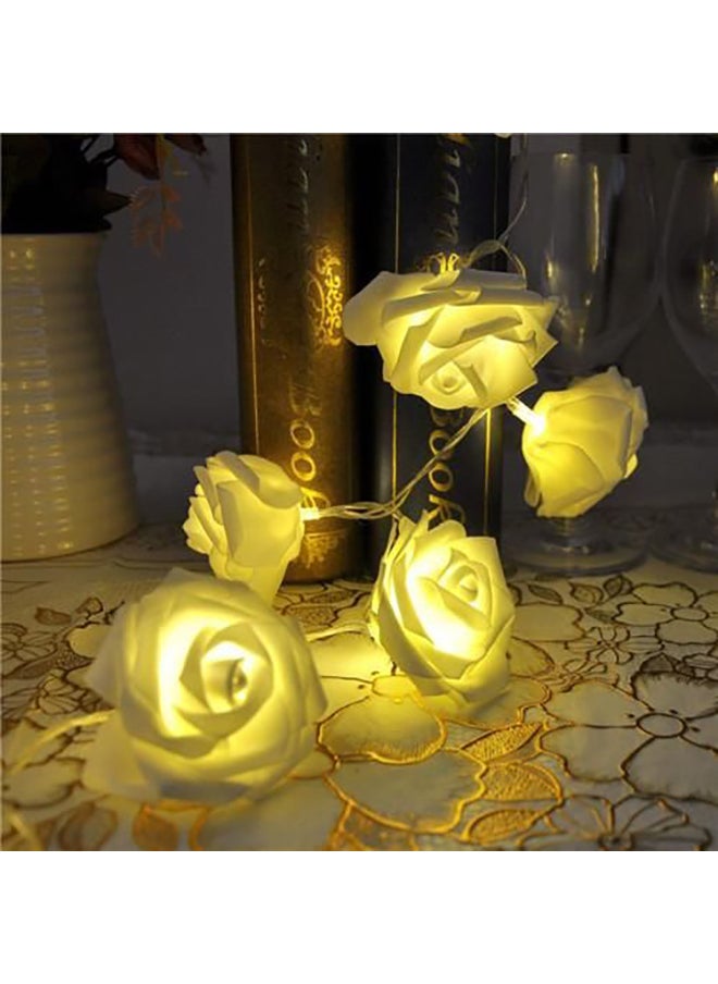 20 Rose LED String Light For  White 11x11cm White 11x11cm