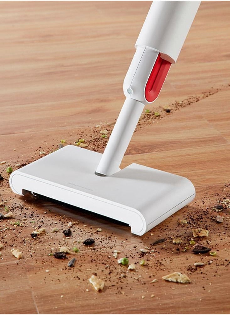 2 in 1 Smart Cordless Handheld Rotatable Sweeper & Water Spraying Mop Floor Cleaner TB900- White