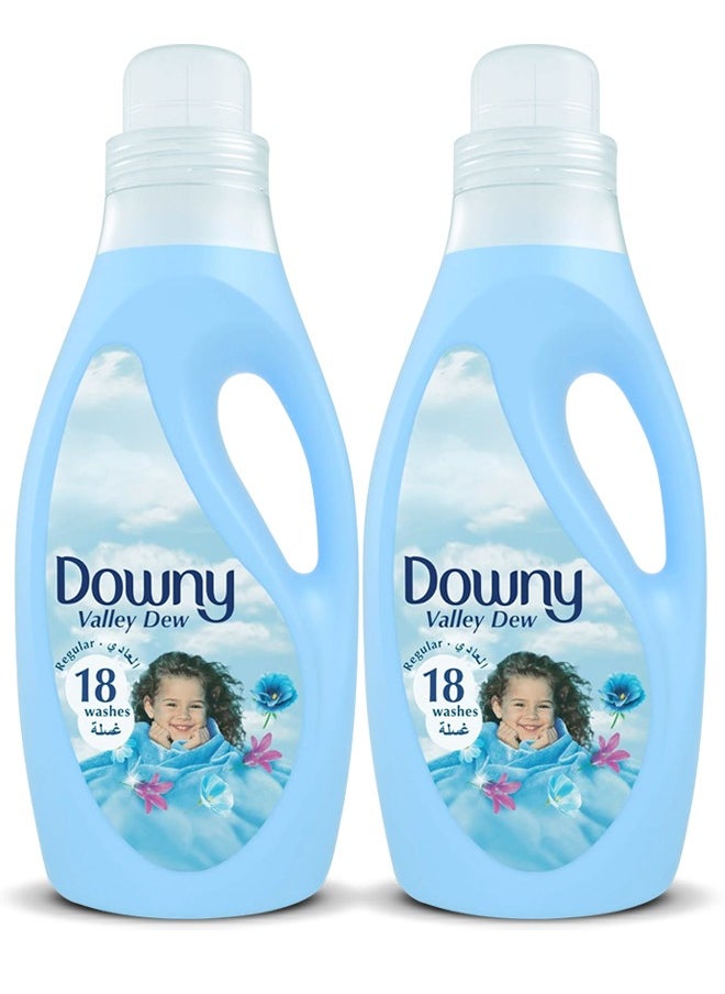 Fabric Softener Valley Dew 2x2L Regular