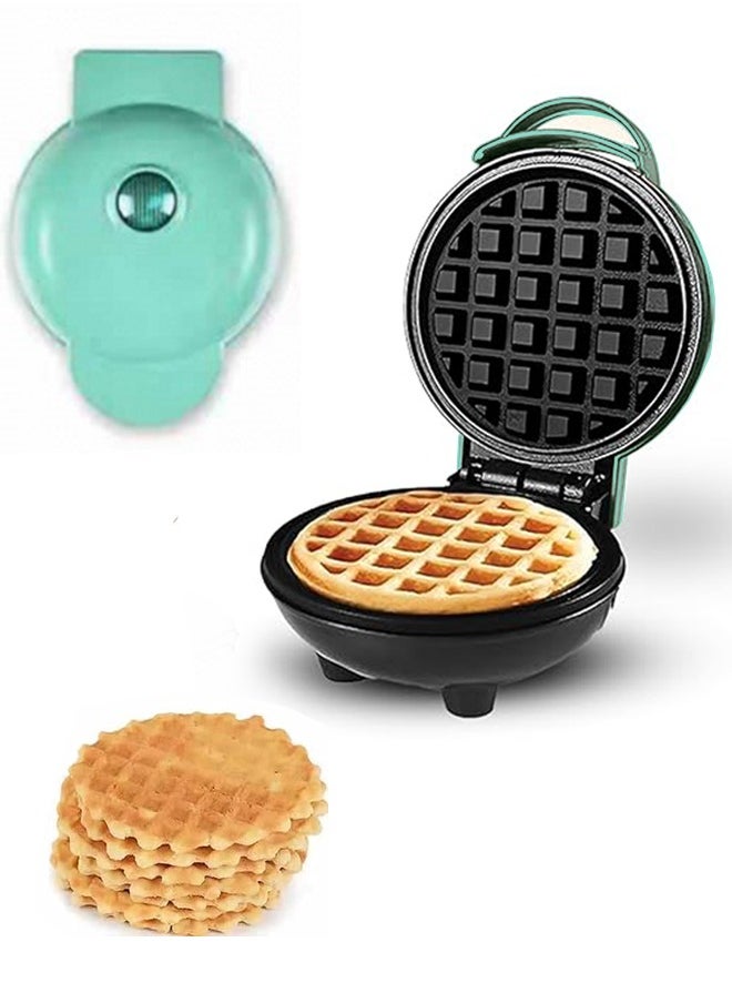 Mini Waffle Maker - Made With Premium Quality Plastic & Non-Stick Coating - Small Pancake Maker For Brownies, Cookies, Quesadillas, Calzones, Hash Browns and Other Foods